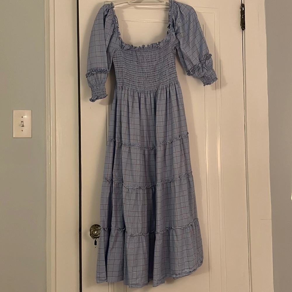 The Nesli Nap Dress - Diana Check - Diana Check / M